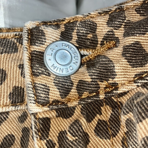 PacSun cheetah denim skirt - Picture 7 of 8